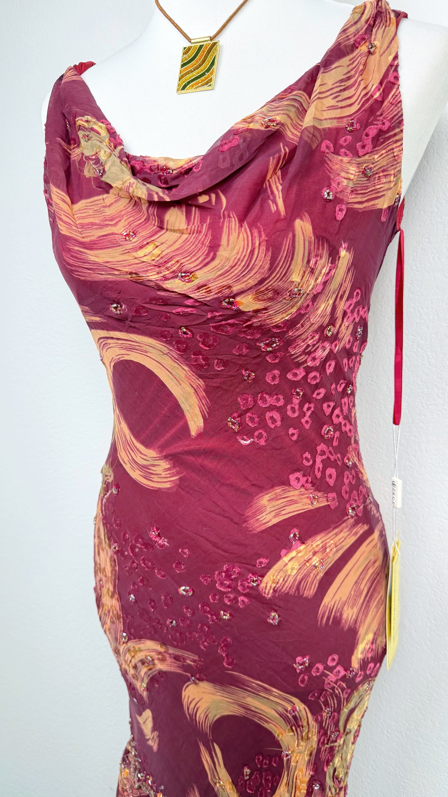 Crimson Mirage Gown