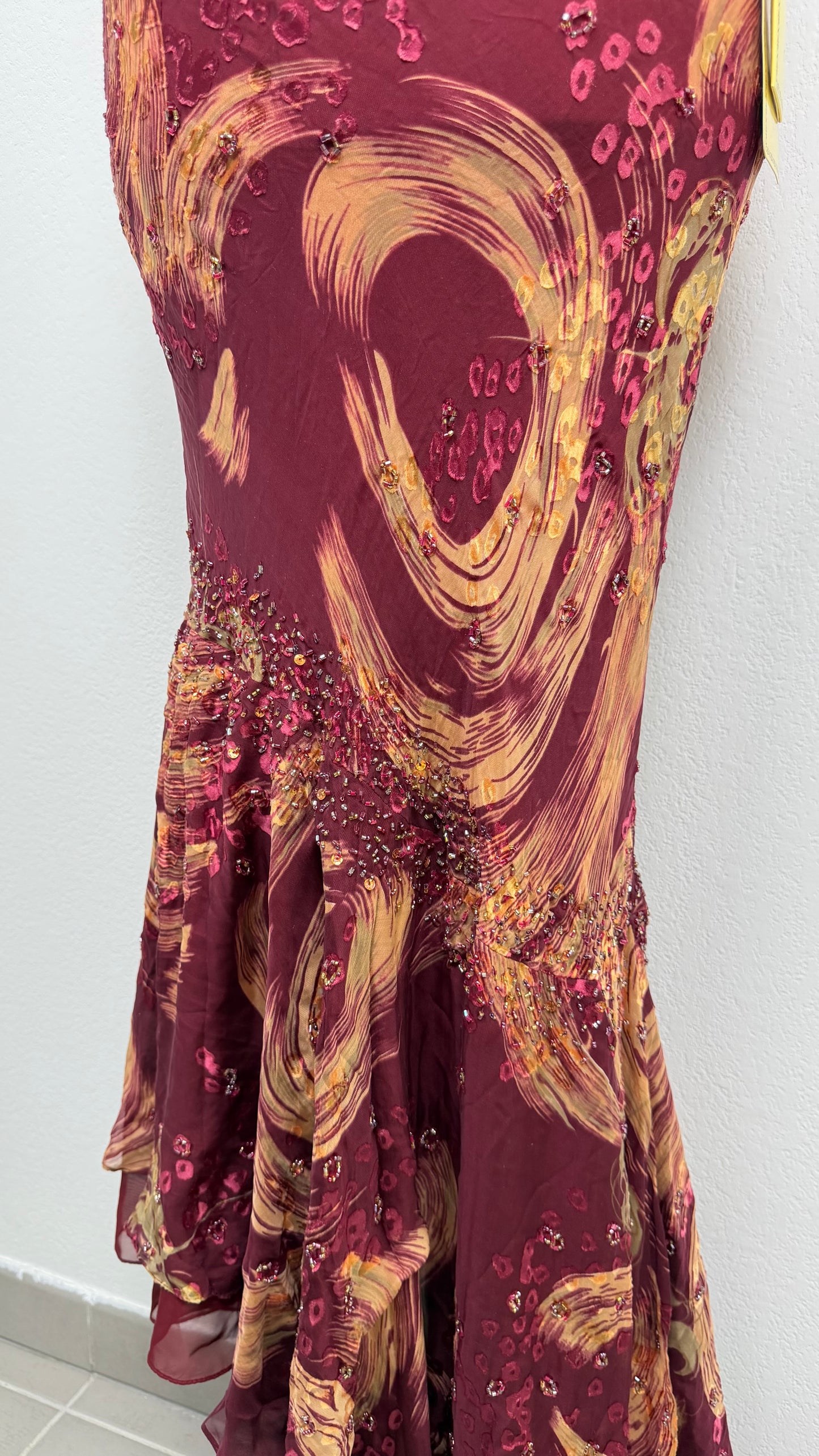 Crimson Mirage Gown