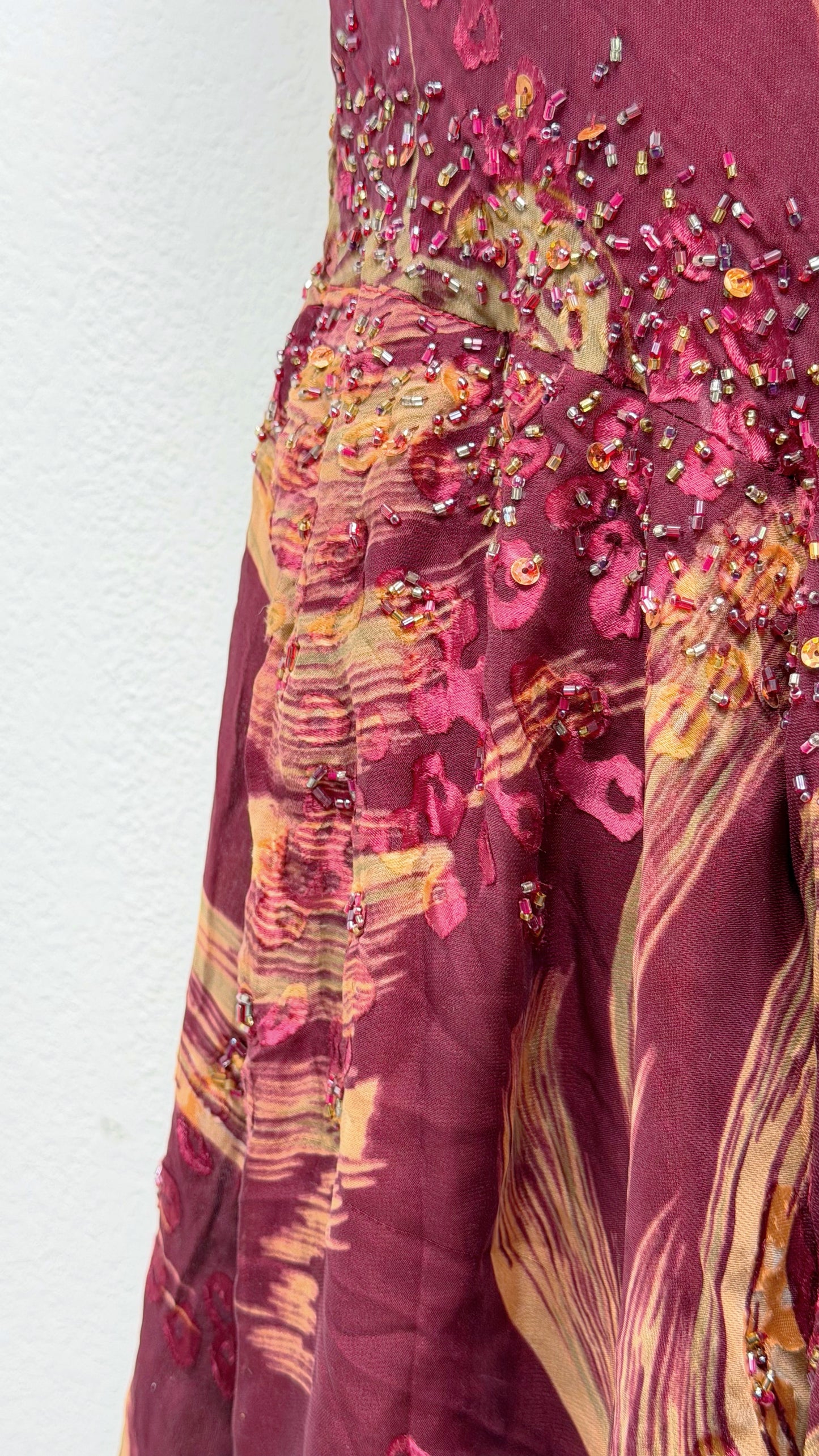 Crimson Mirage Gown