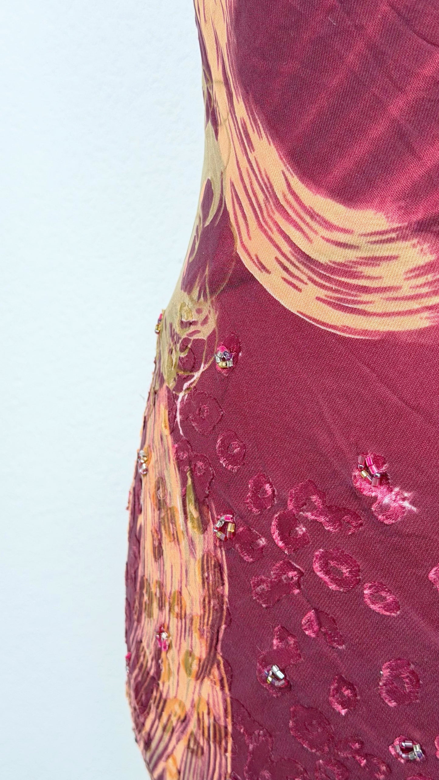 Crimson Mirage Gown