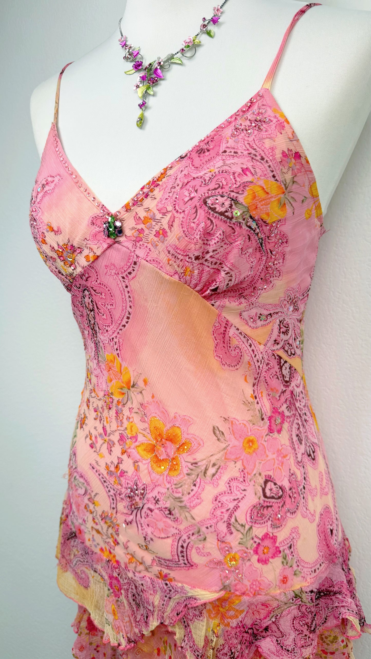 RARE Pink Sugar Bloom Derhy Dress