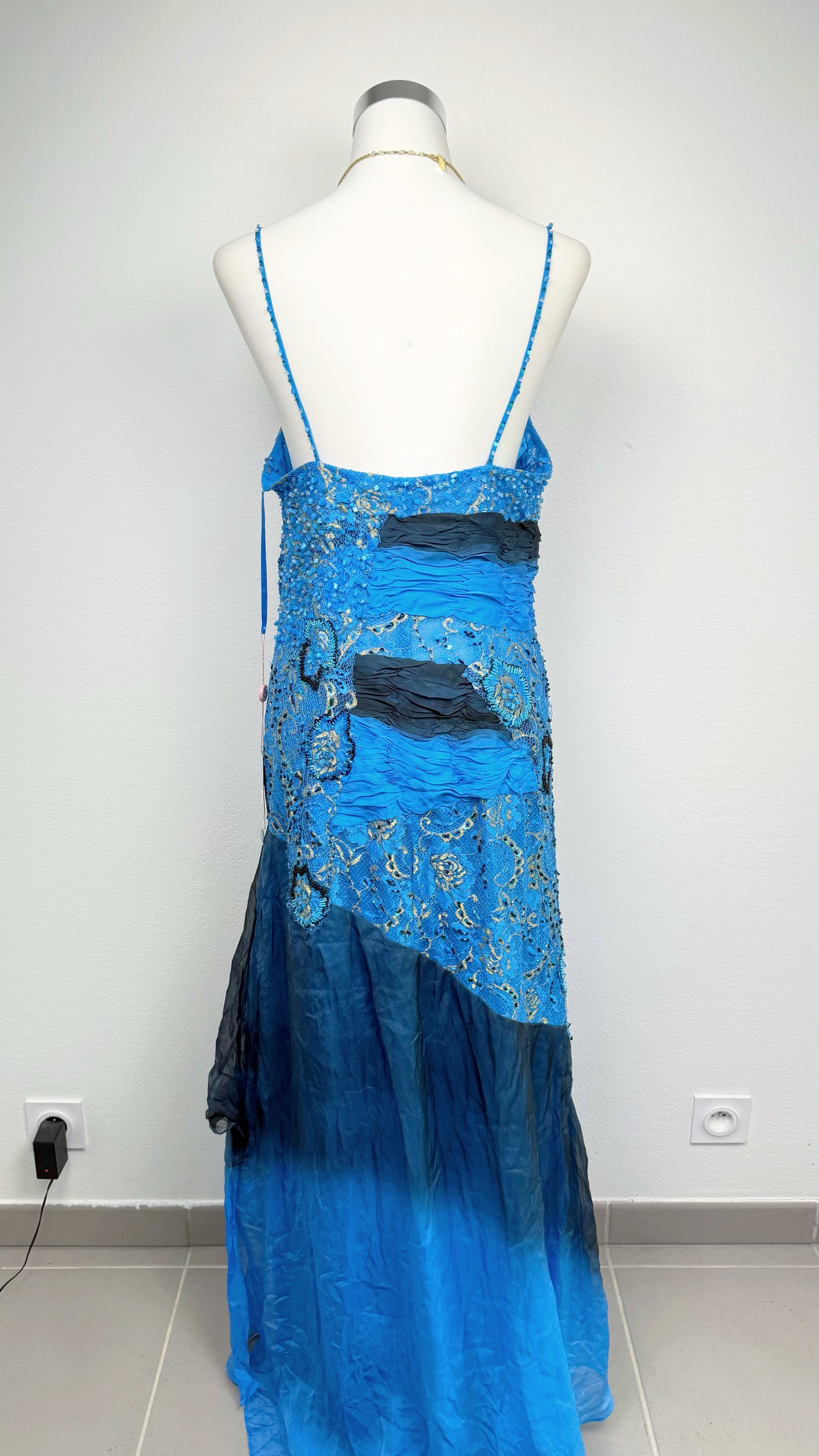 Sapphire Tide Gown
