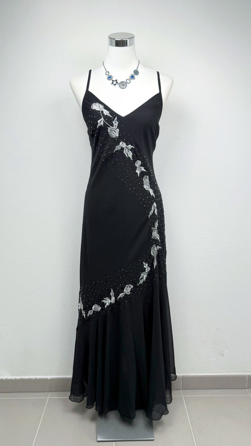 Midnight Rose Gown