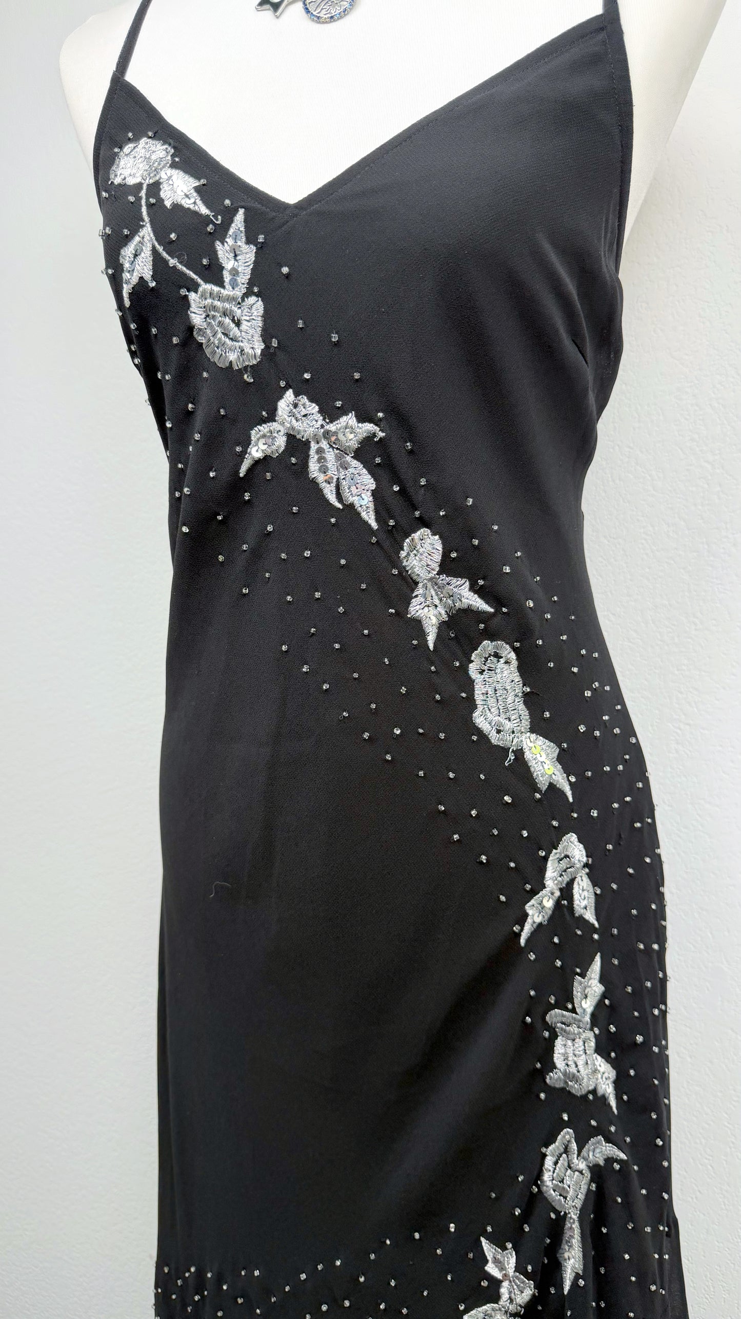 Midnight Rose Gown