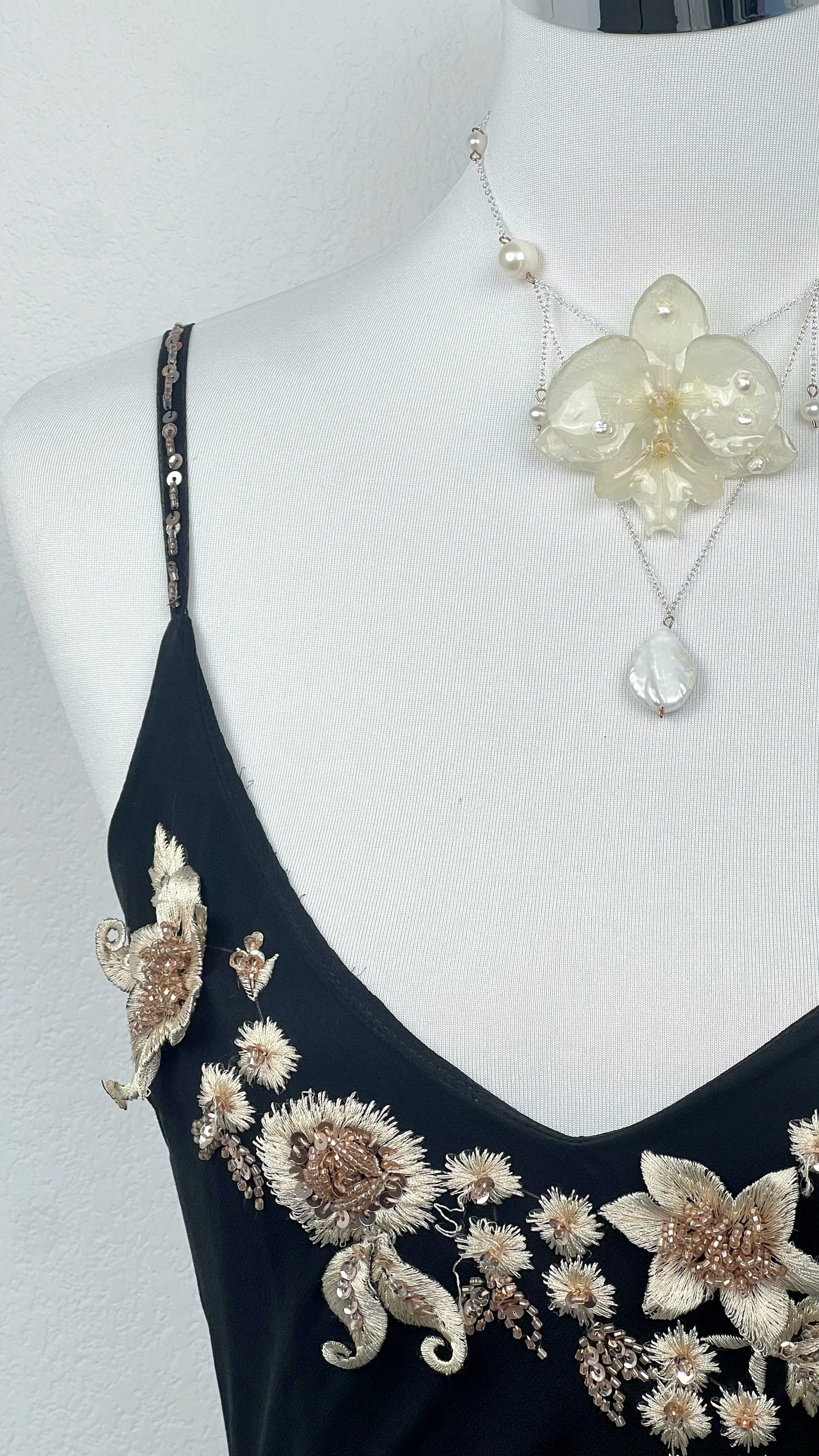 RARE Designer Midnight Garden Dress