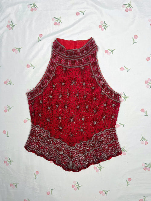 Crimson Jewel Top
