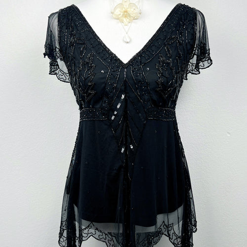 RARE Scala Midnight Bloom Blouse