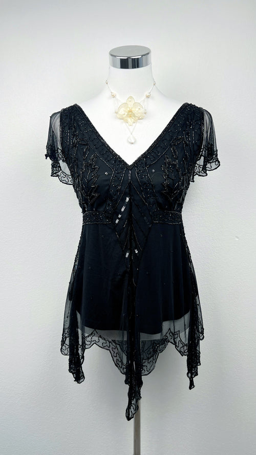 RARE Scala Midnight Bloom Blouse