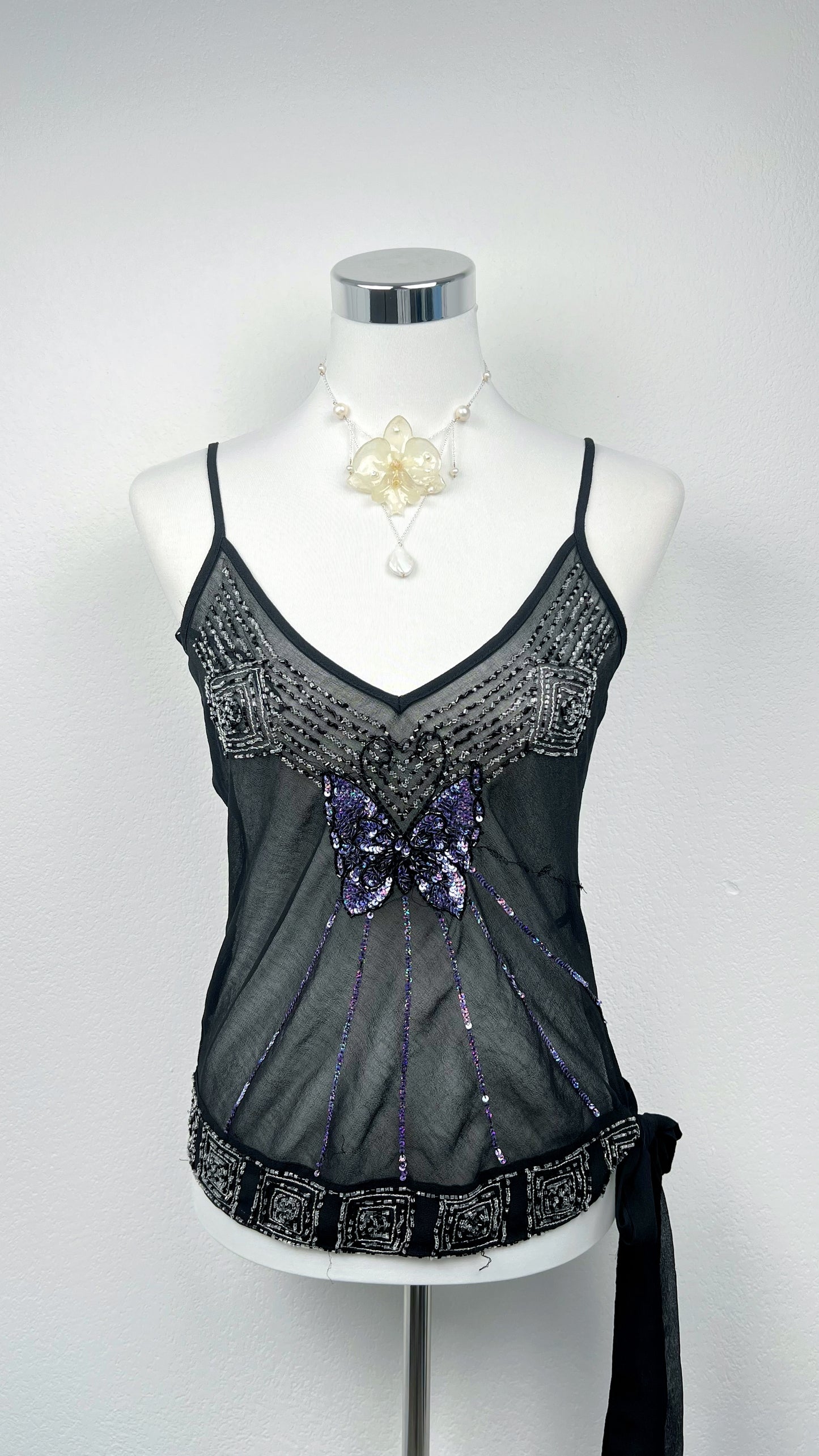 Midnight Butterfly Top