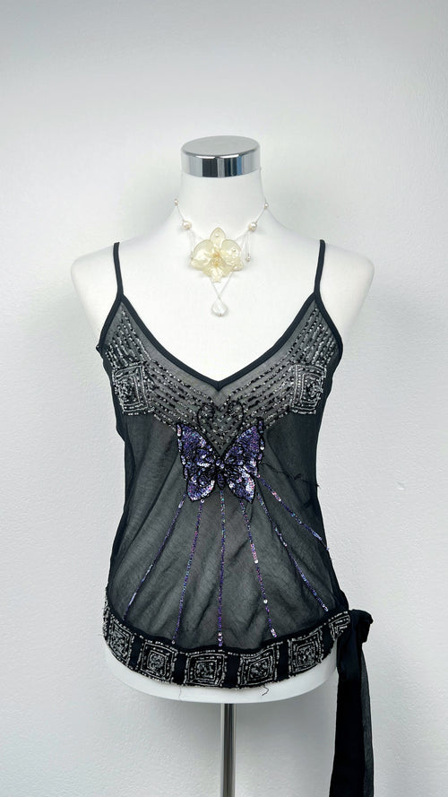 Midnight Butterfly Top