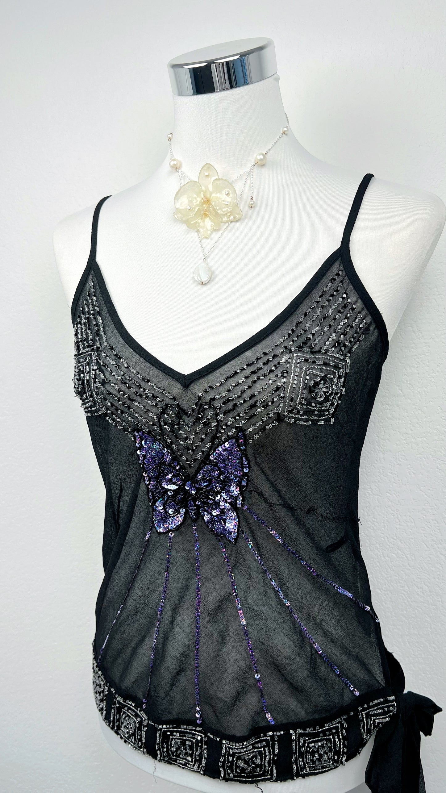 Midnight Butterfly Top