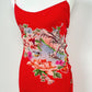 Scarlet Blossom Derhy Dress