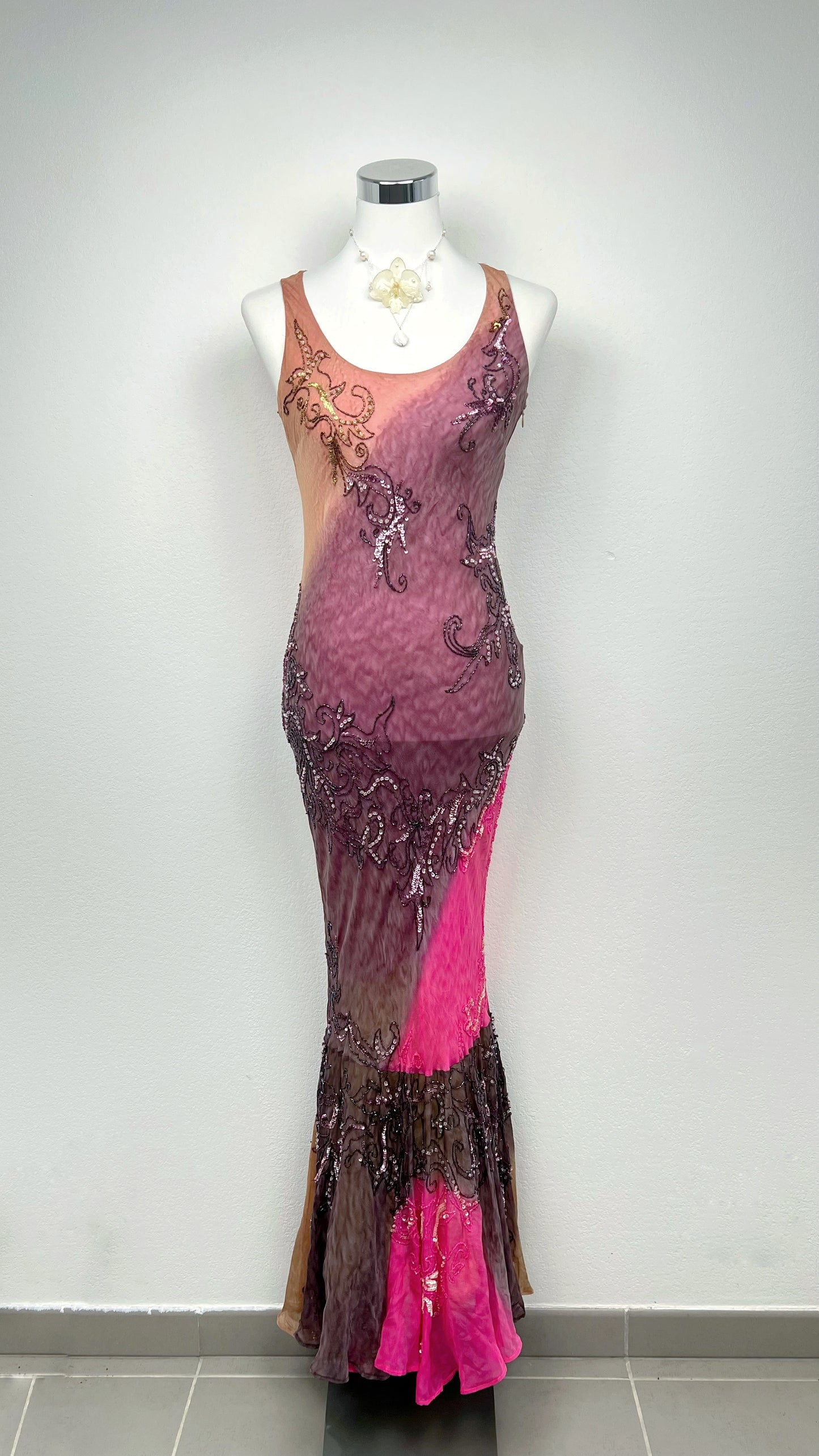 Twilight Siren Silk Gown