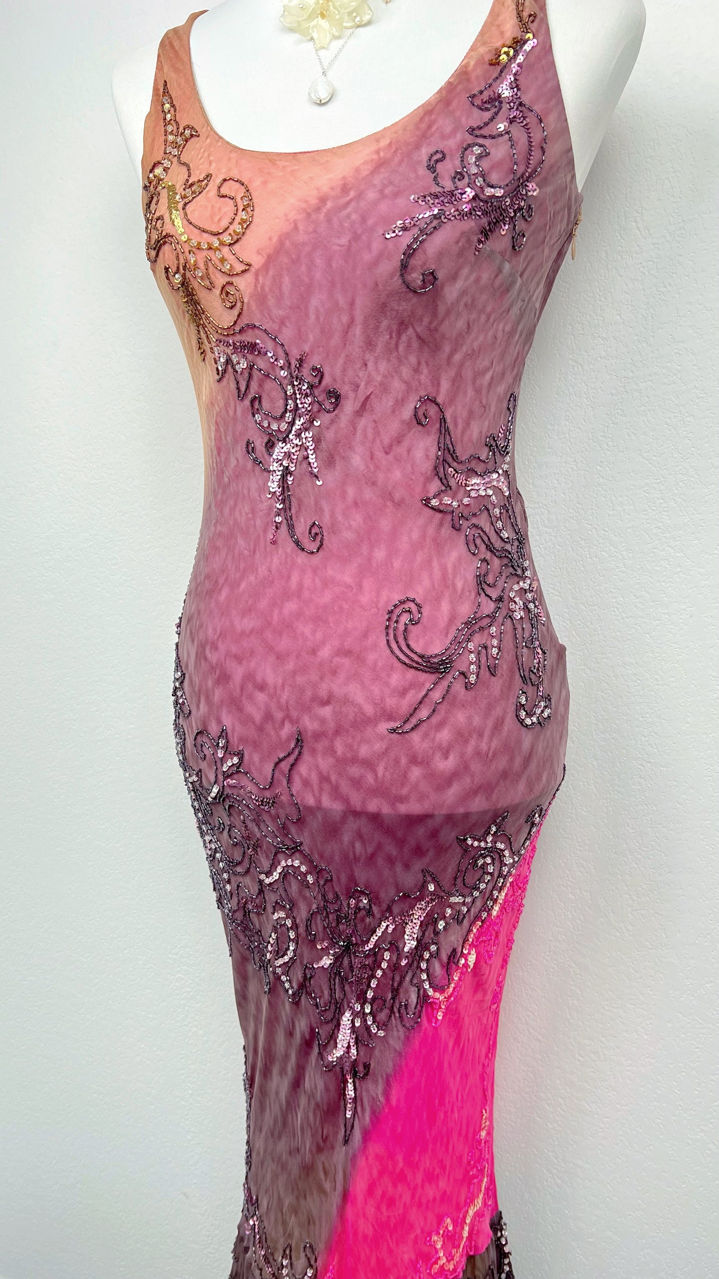 Twilight Siren Silk Gown