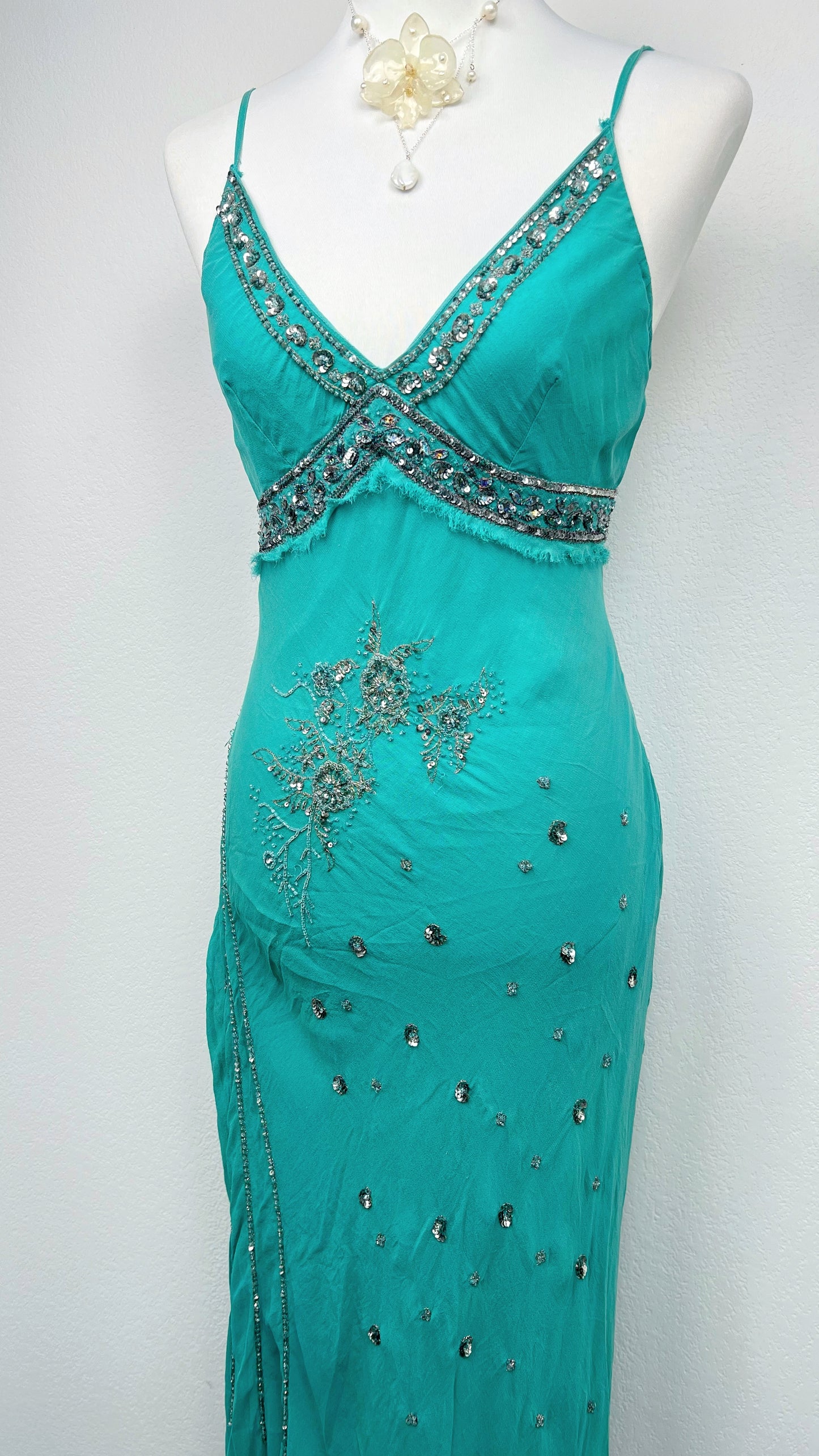 Turquoise Mermaid Gown