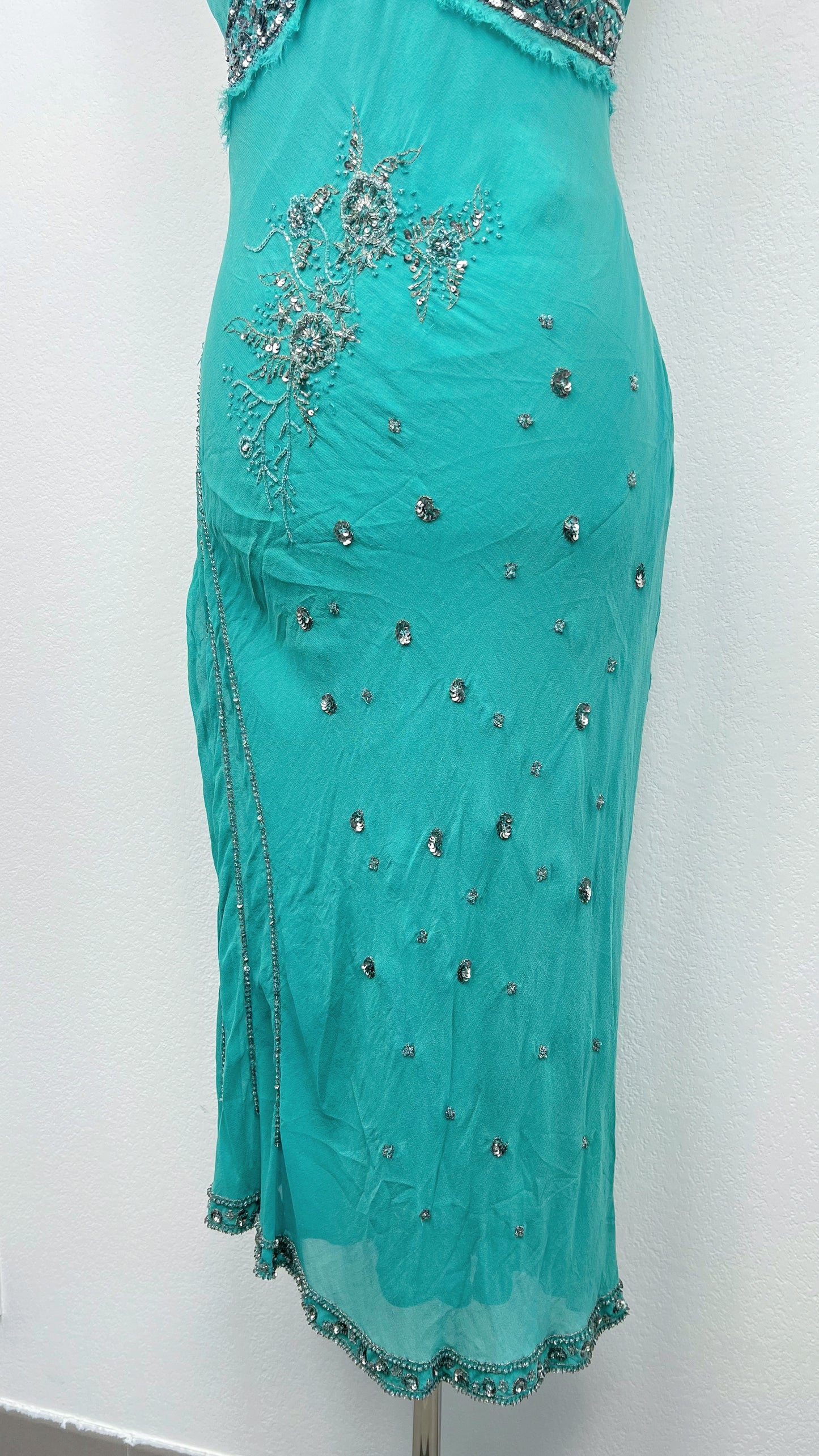 Turquoise Mermaid Gown
