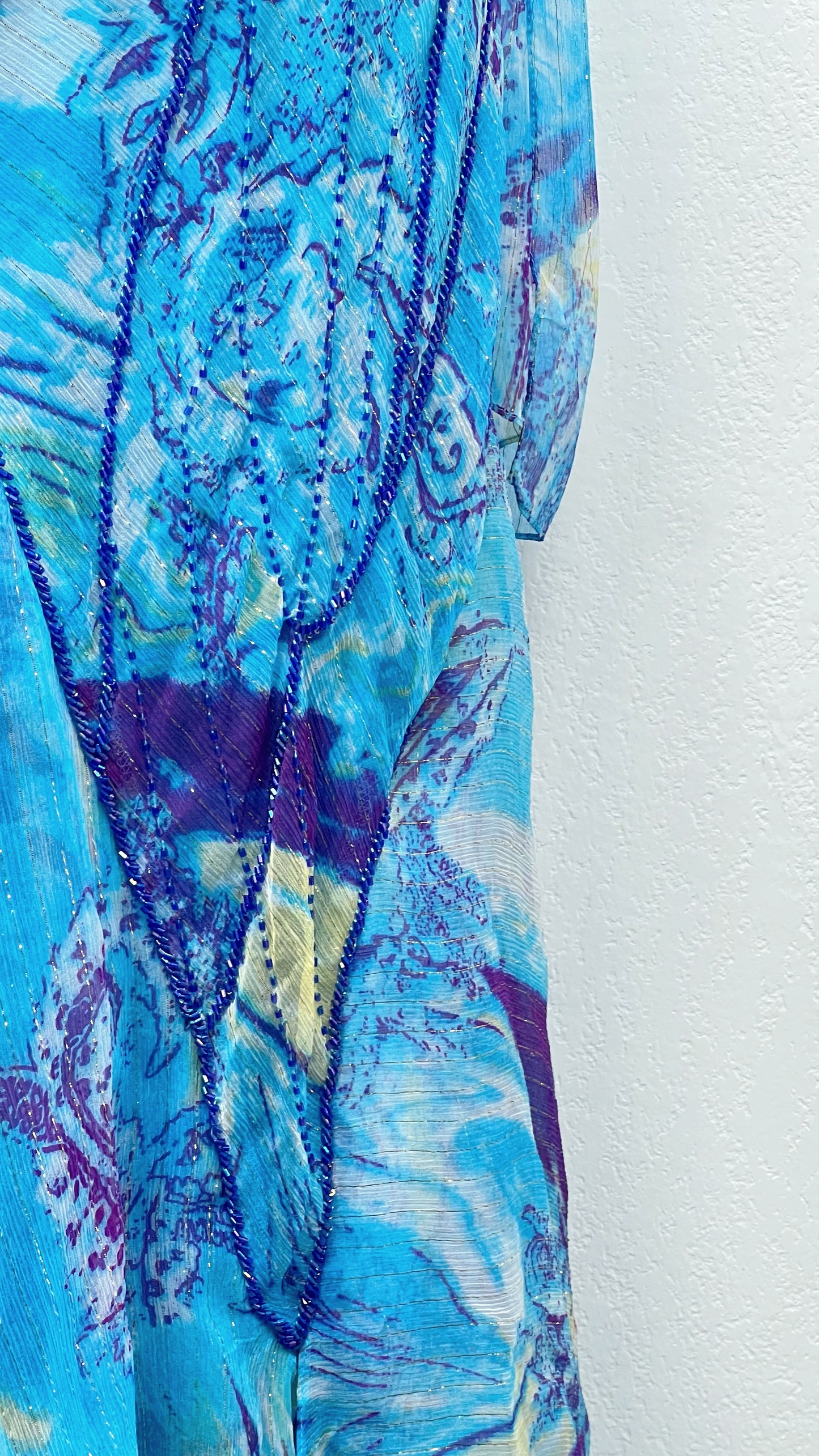 Ocean Whispers Silk Gown