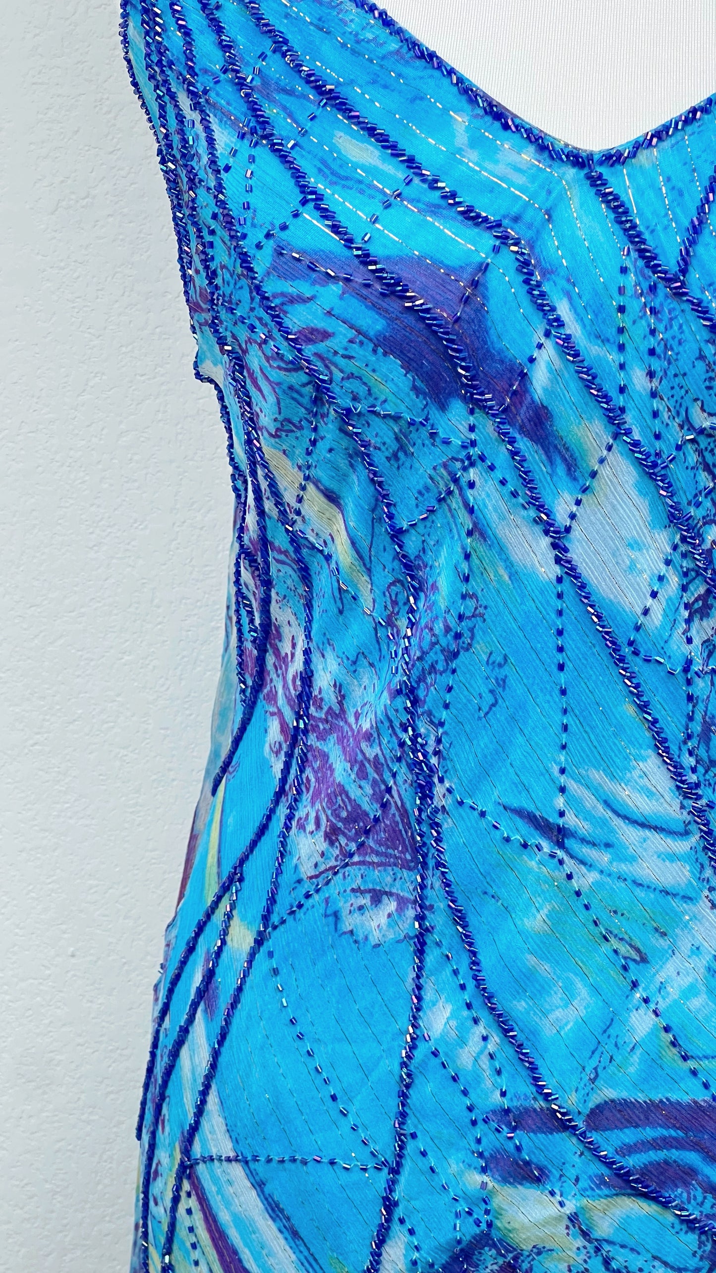 Ocean Whispers Silk Gown
