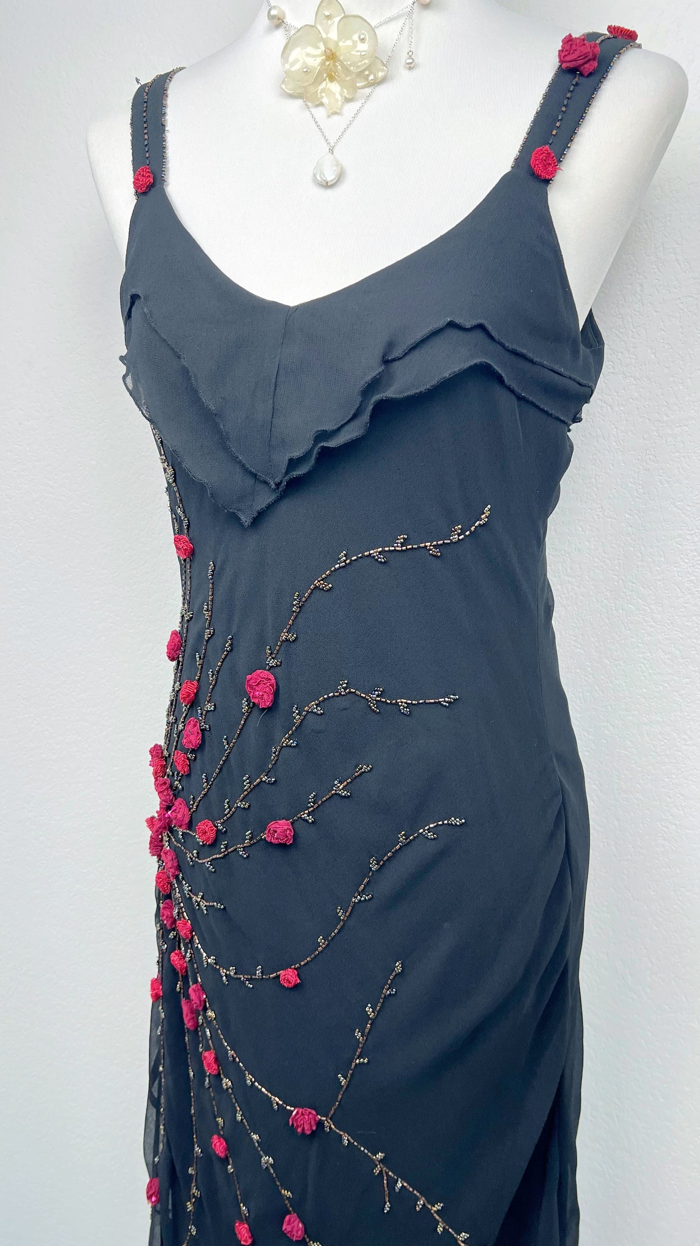 Midnight Rose Bloom Dress