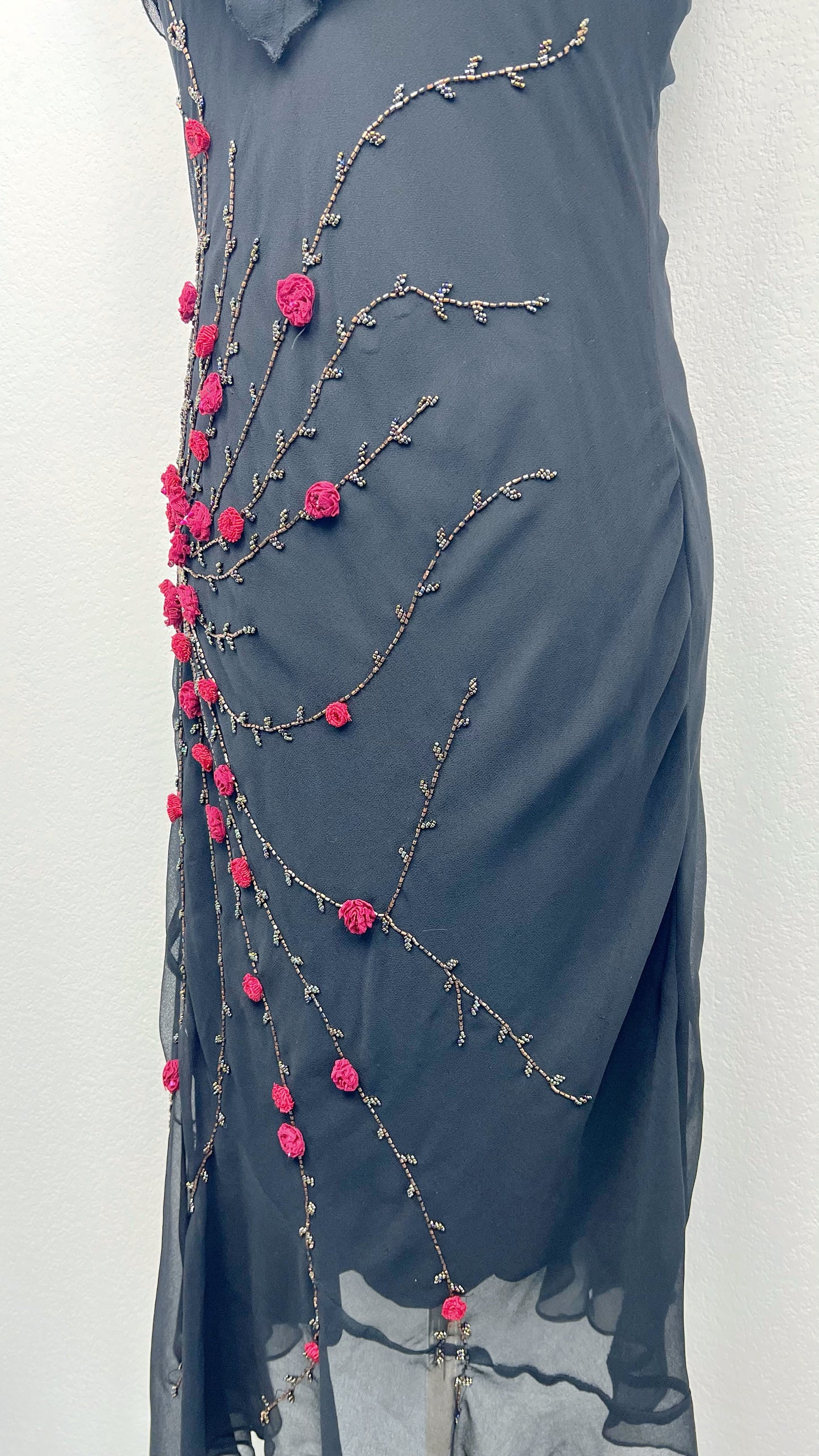 Midnight Rose Bloom Dress