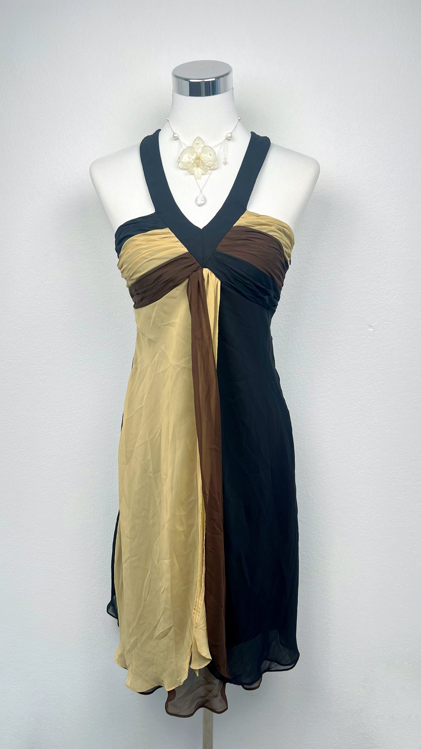 Chocolate Halter Dress
