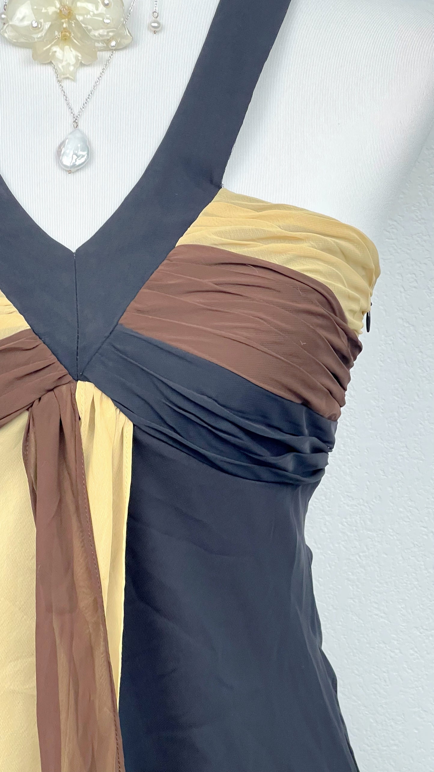 Chocolate Halter Dress