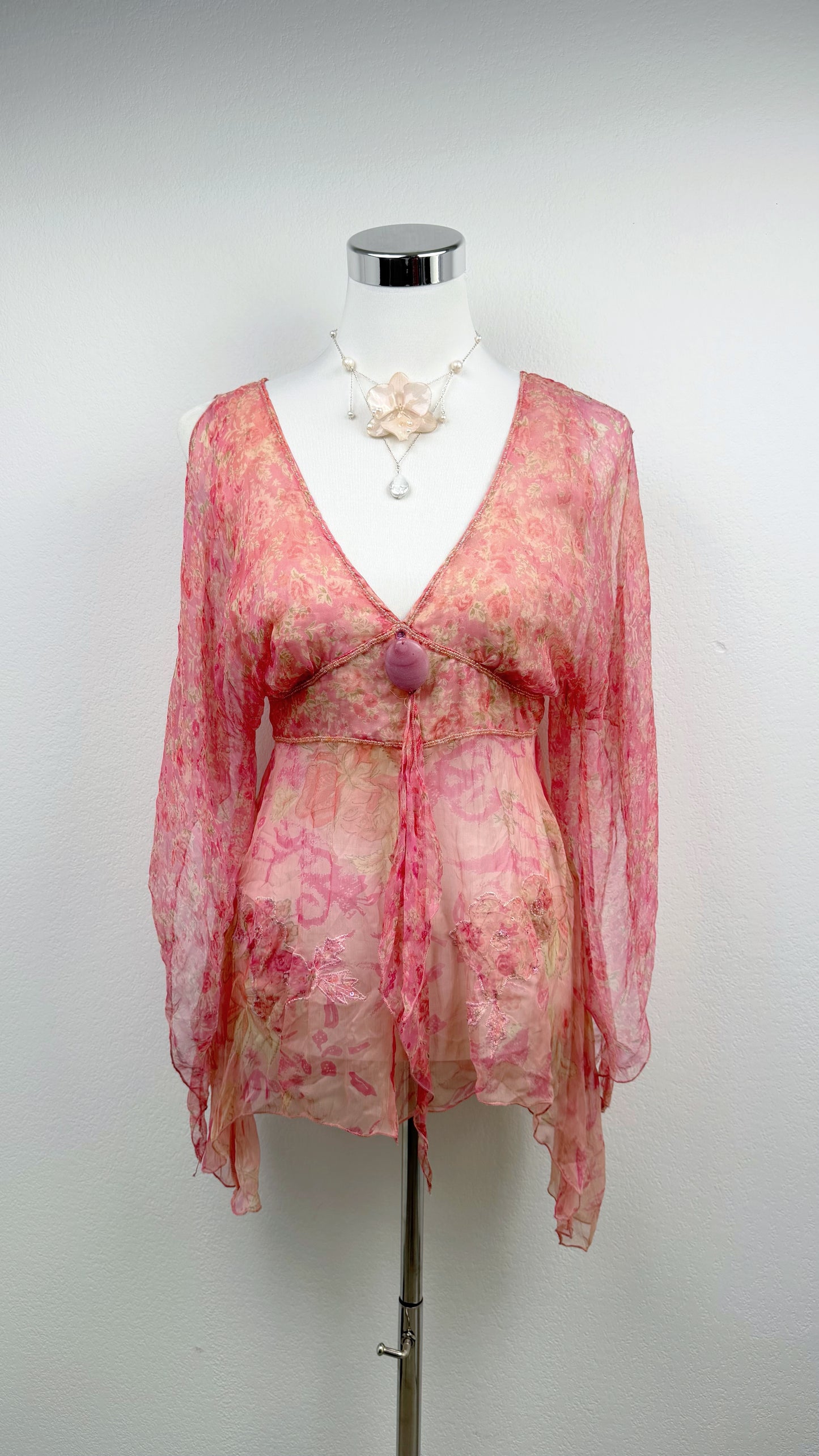 RARE Morgan de Toi Roséa Whisper Blouse