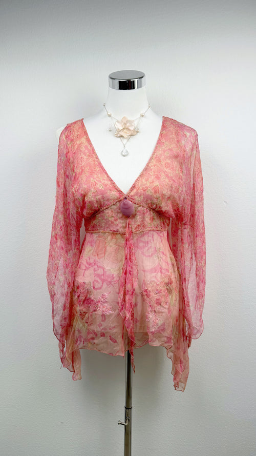 RARE Morgan de Toi Roséa Whisper Blouse