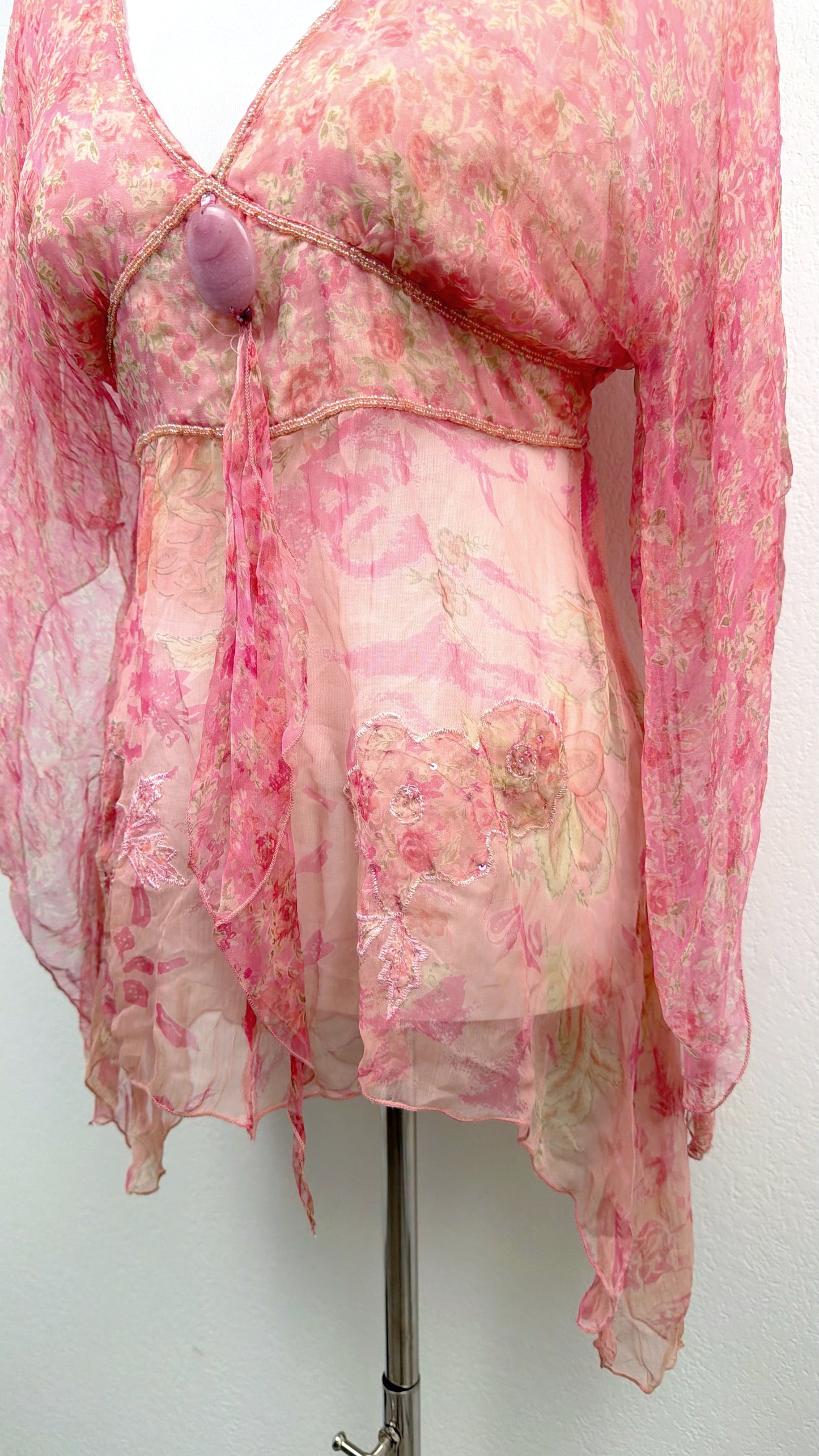 RARE Morgan de Toi Roséa Whisper Blouse