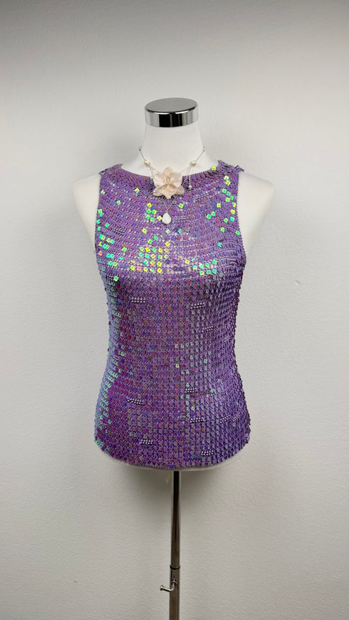 Violet Stardust Top