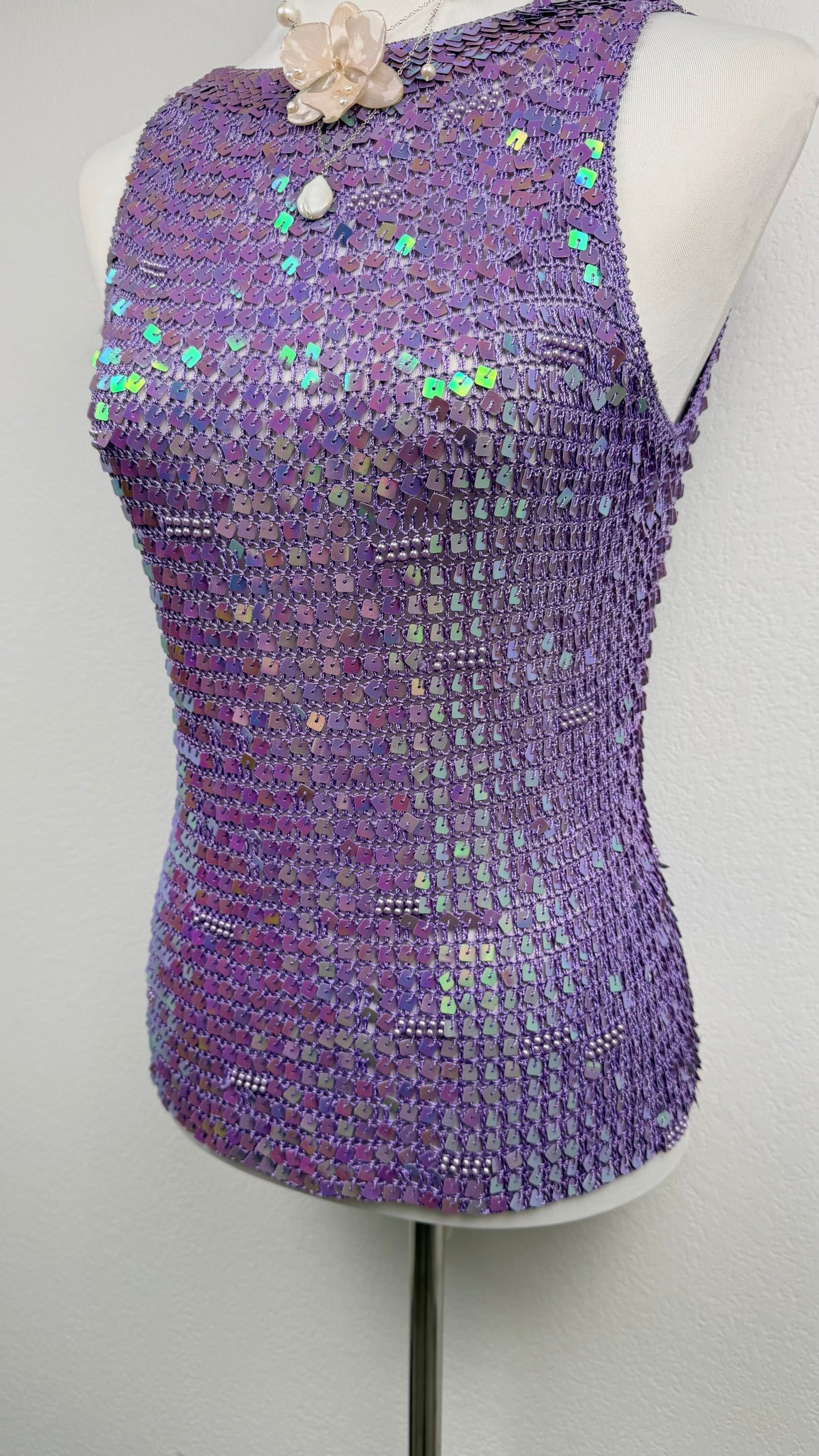 Violet Stardust Top