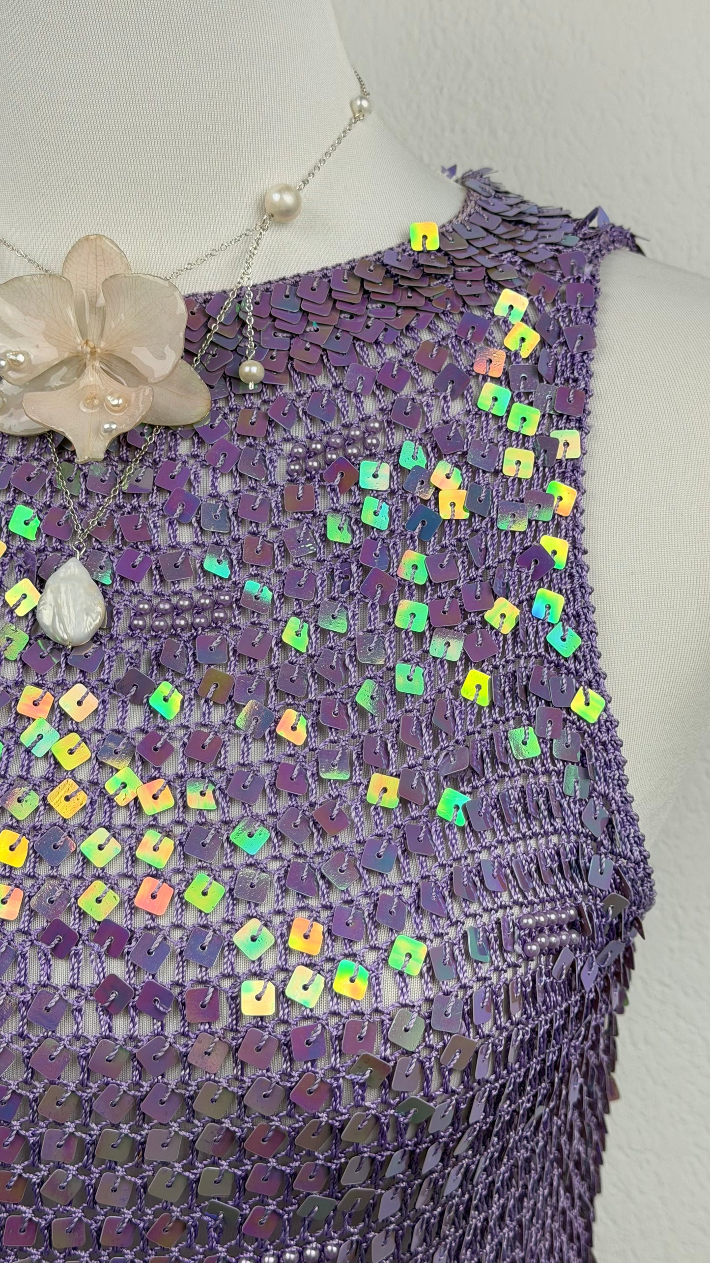 Violet Stardust Top
