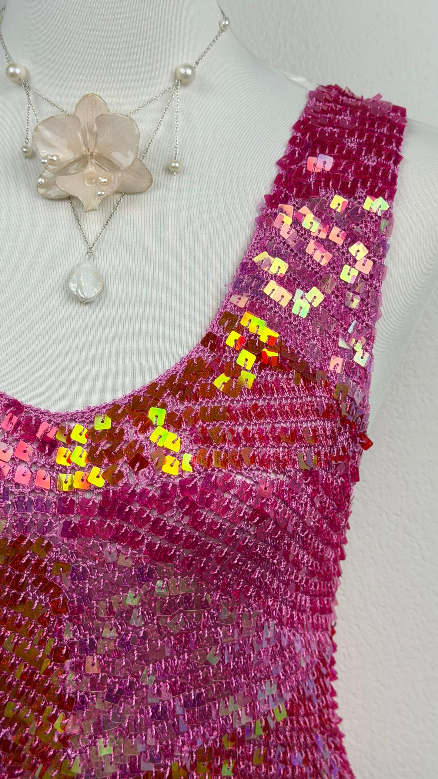 Pink Supernova Sequin Top