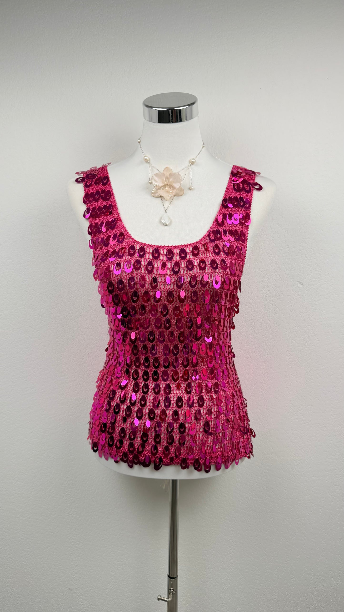 Fuchsia Disco Diva Top