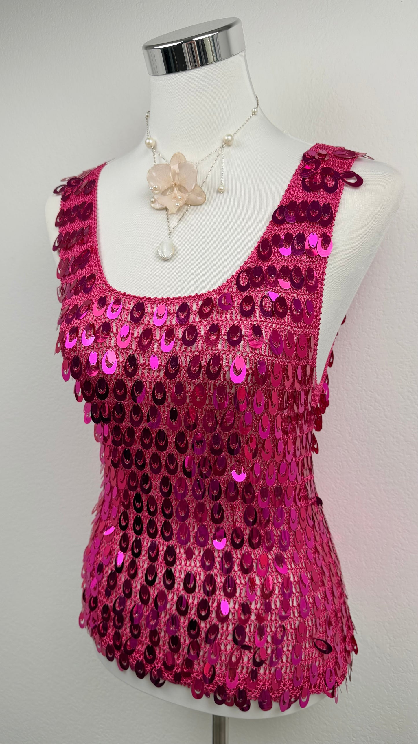 Fuchsia Disco Diva Top
