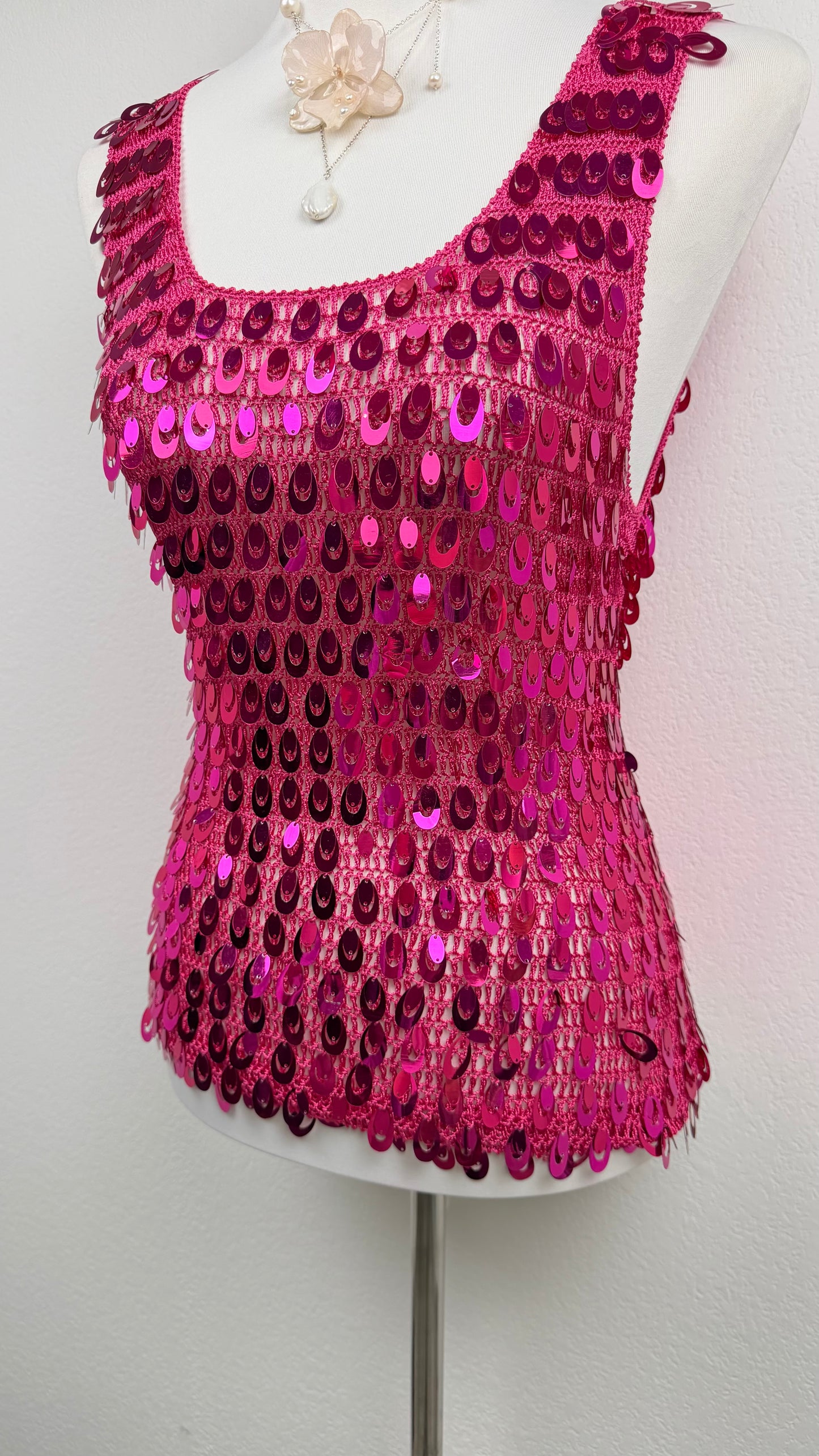 Fuchsia Disco Diva Top