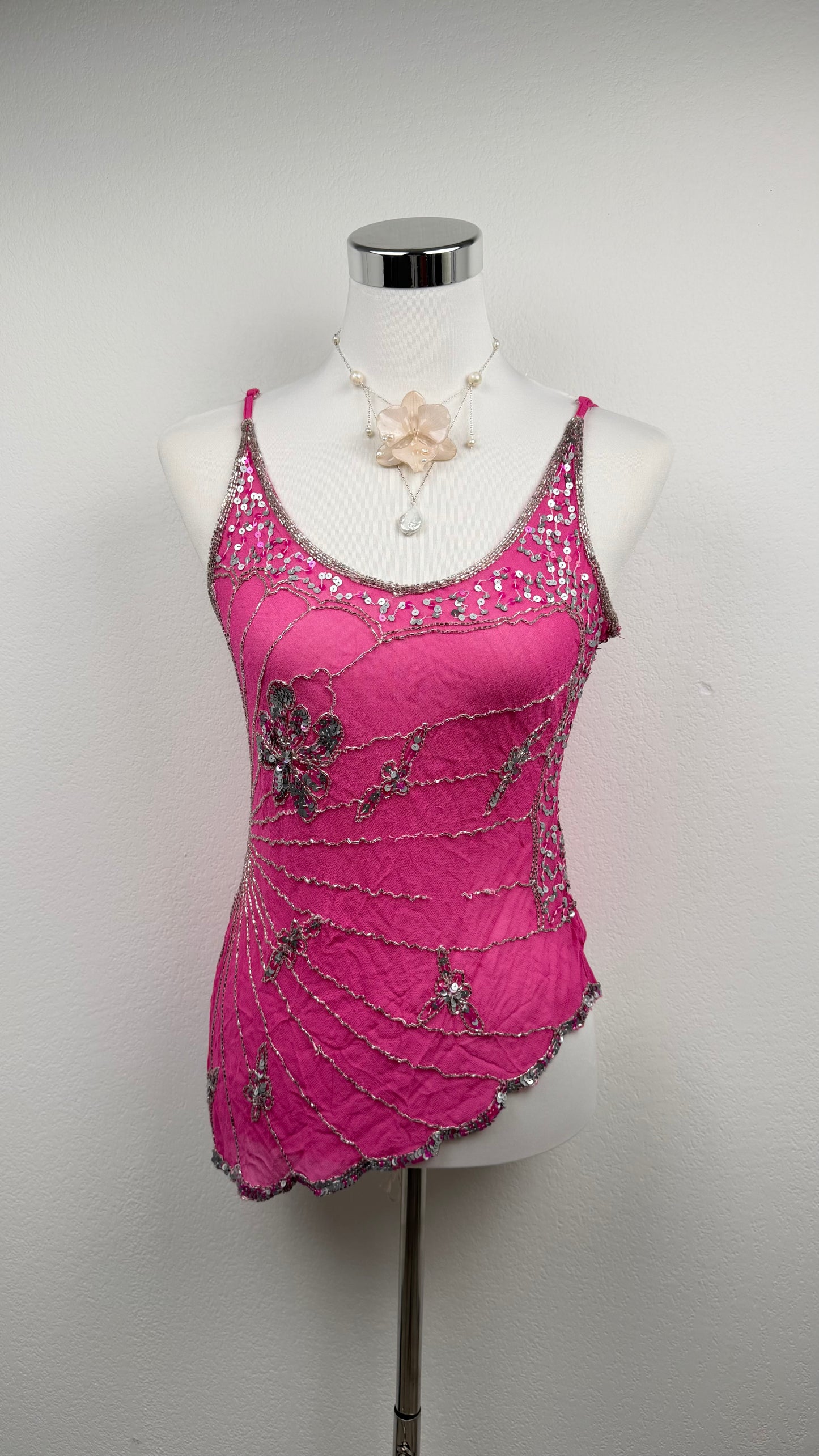 RARE Electric Pink Butterfly Top