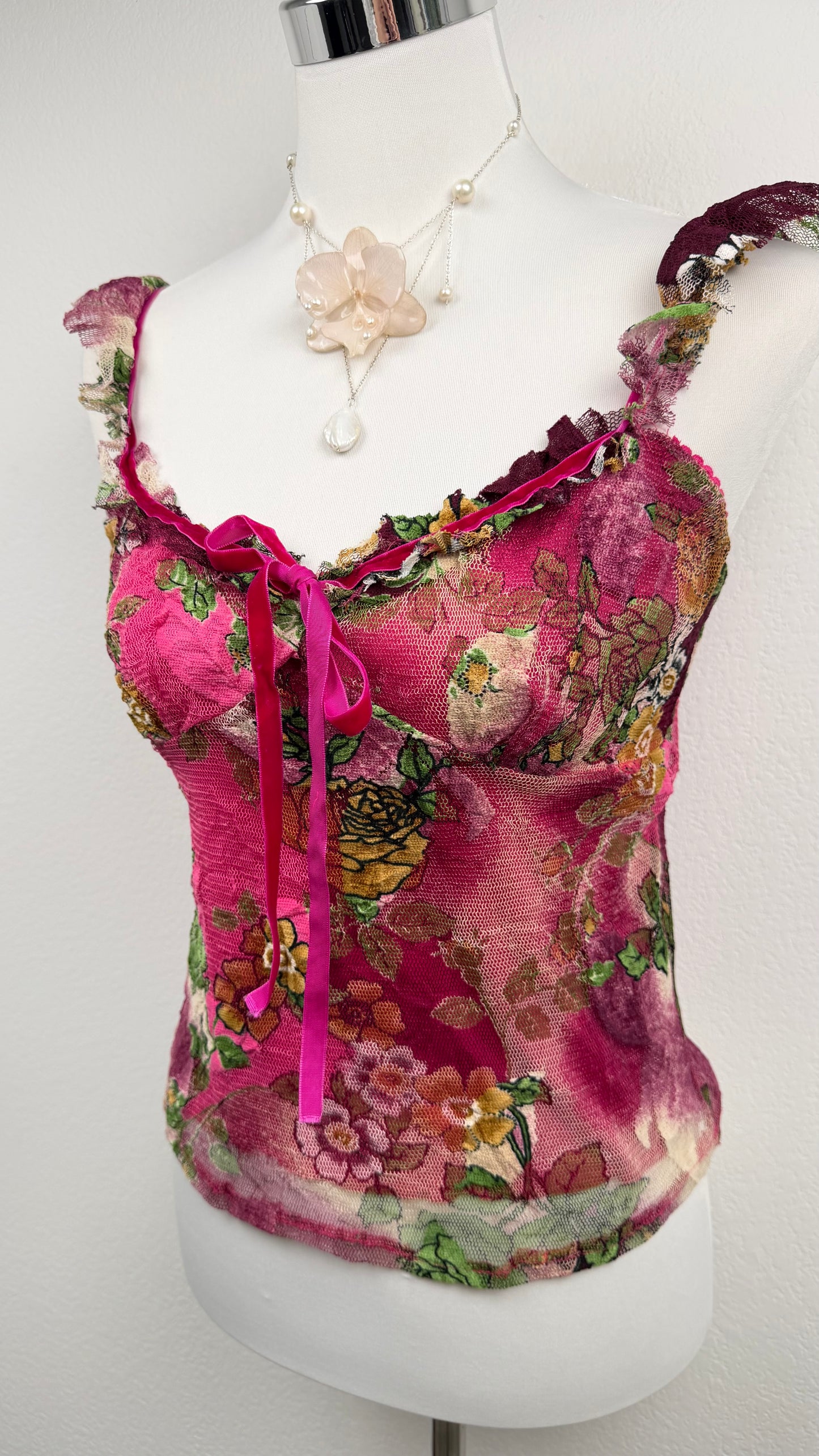 Wildflower Muse Mesh Top