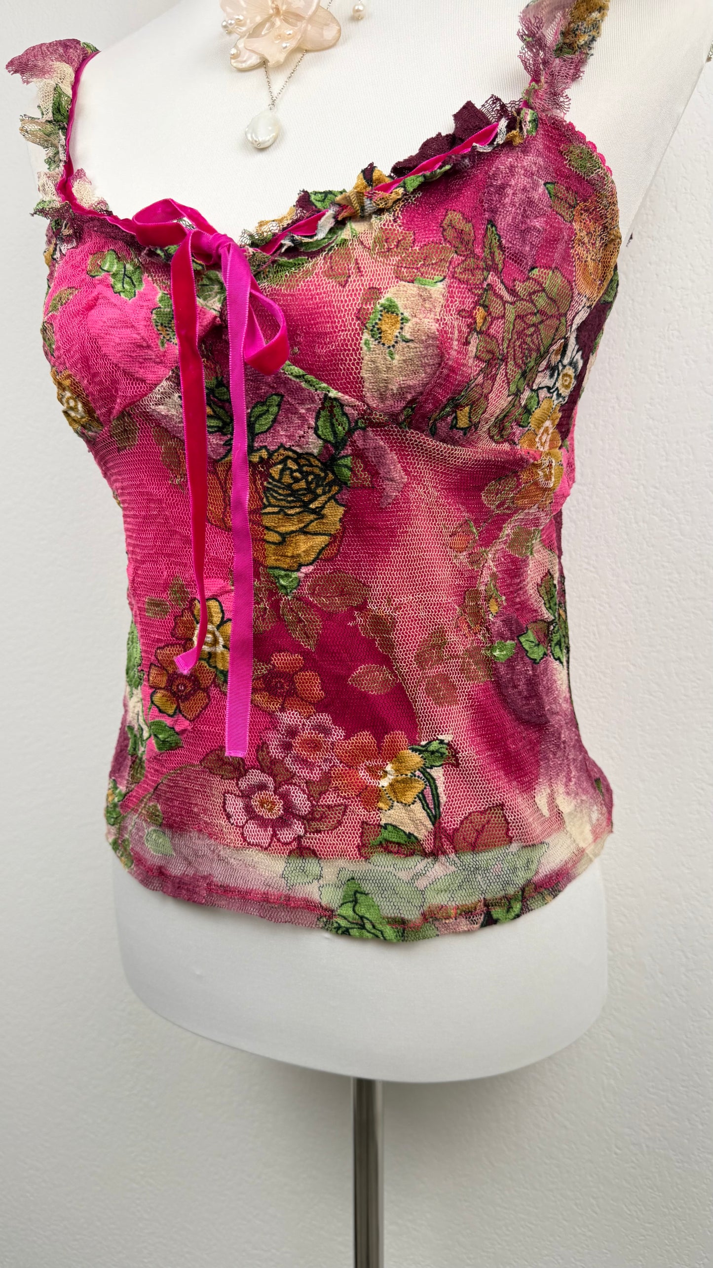Wildflower Muse Mesh Top