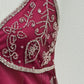 RARE Crimson Stardust Beaded Top