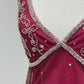 RARE Crimson Stardust Beaded Top