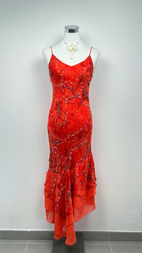 Scarlet Siren Silk Dress