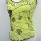 Golden Lime Butterfly Top