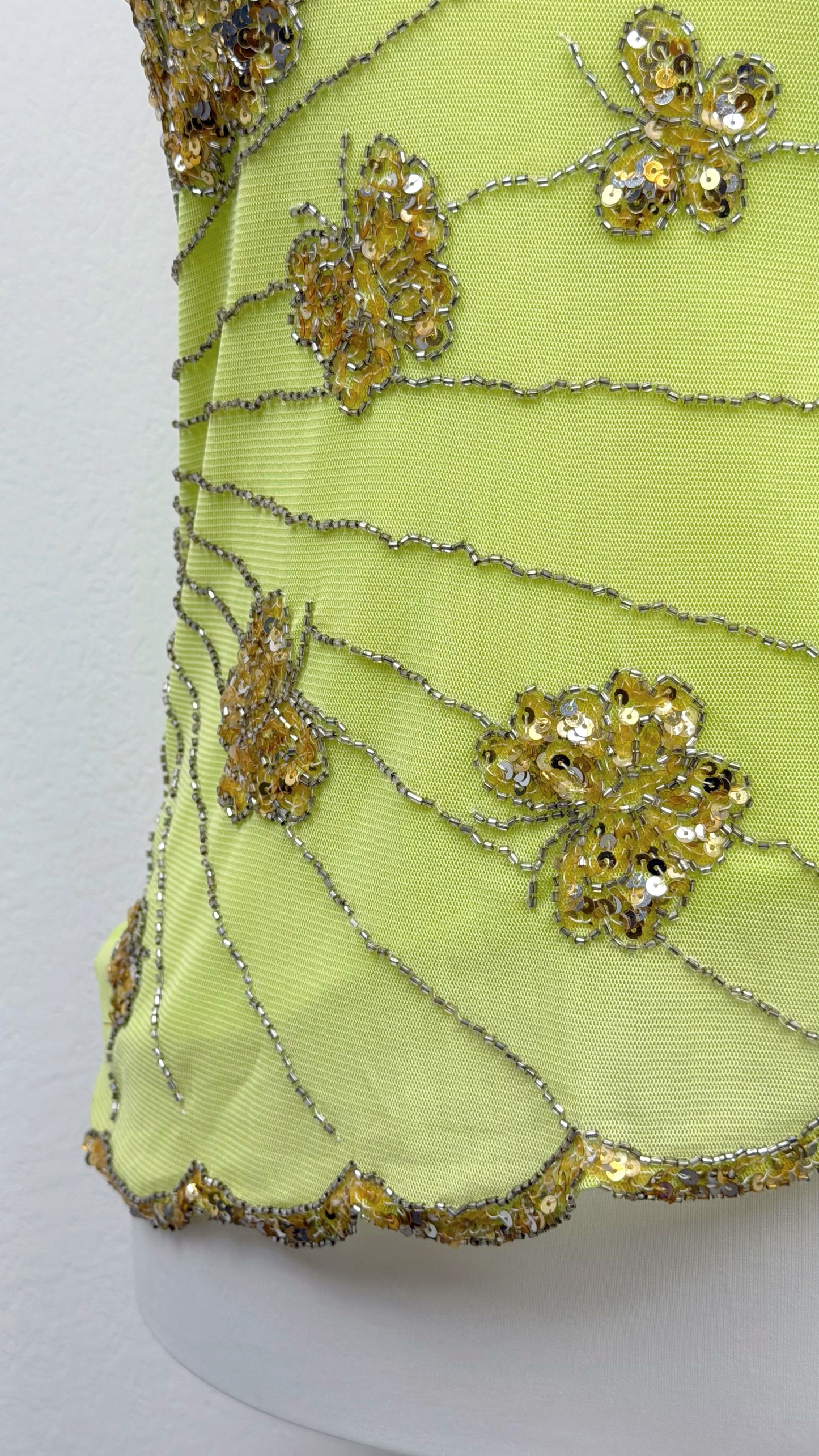 Golden Lime Butterfly Top