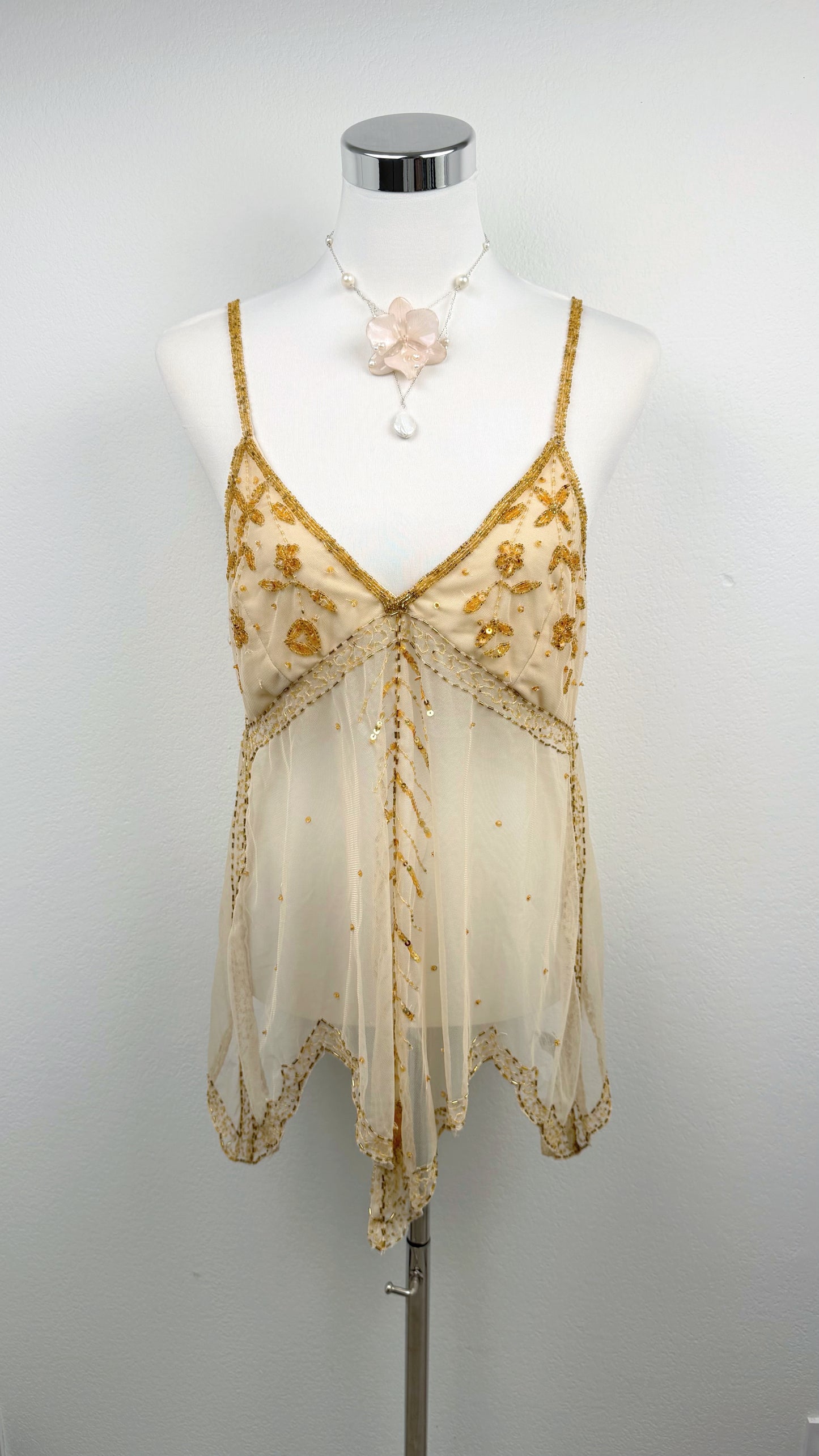 Golden Monarch Fairy Top