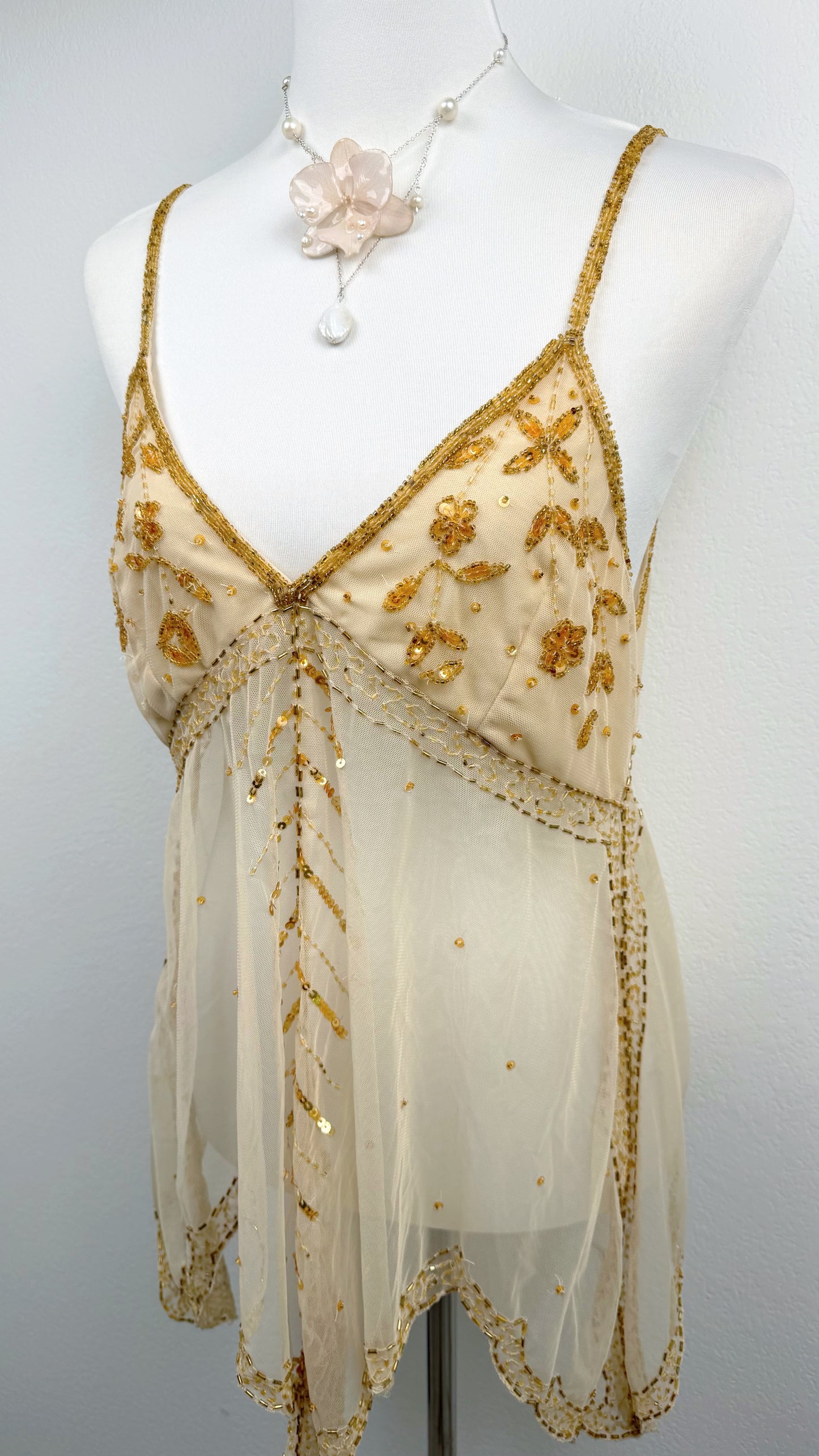 Golden Monarch Fairy Top