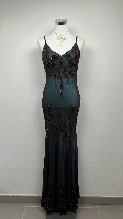 Midnight Nocturne Papell Gown