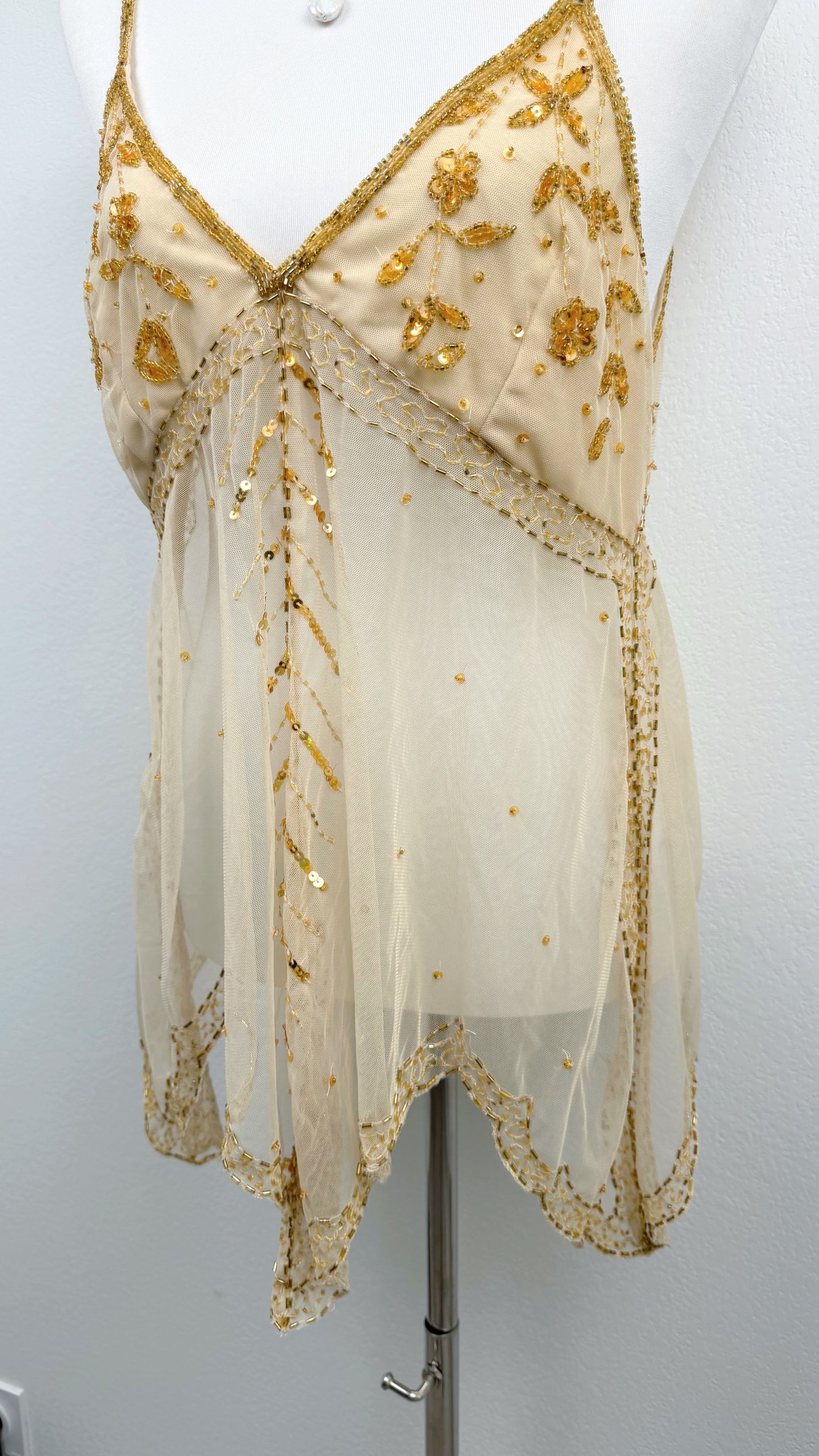 Golden Monarch Fairy Top