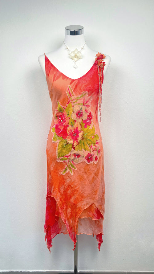 RARE Fire Lily Derhy Dress