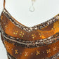 Golden Phoenix Silk Dress
